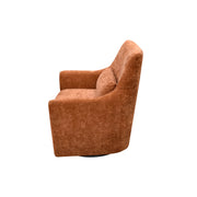 Lilith Swivel Chair - Brick Chenille