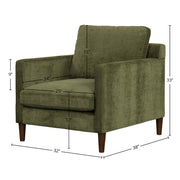 Gemma Club Chair - Olive