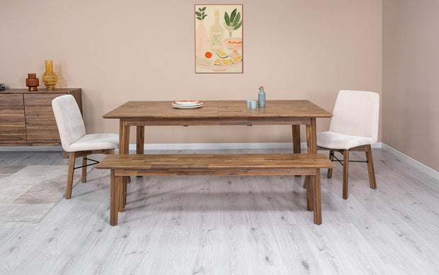 Gia Extension Dining Table - Warm Pecan