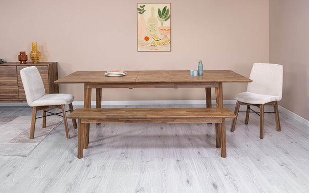Gia Extension Dining Table - Warm Pecan