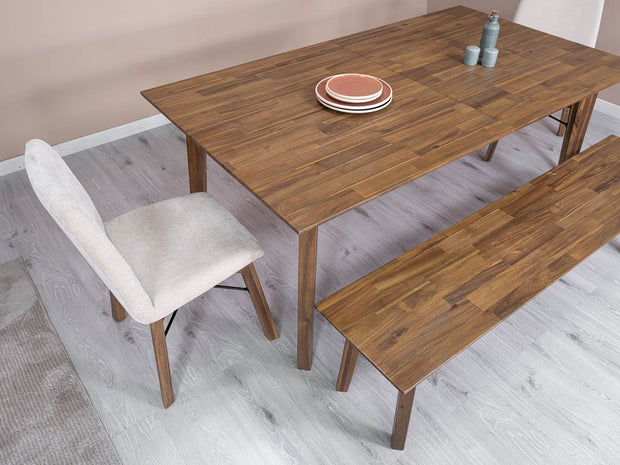 Gia Extension Dining Table - Warm Pecan