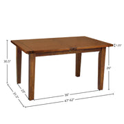 Irish Coast Small Extension Dining Table (47"/62") - African Dusk