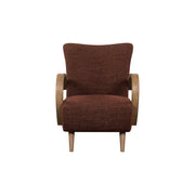 Louis Club Chair - Textured Choco