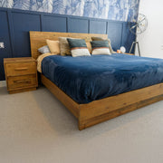 Nevada Queen Bed - Dark Driftwood