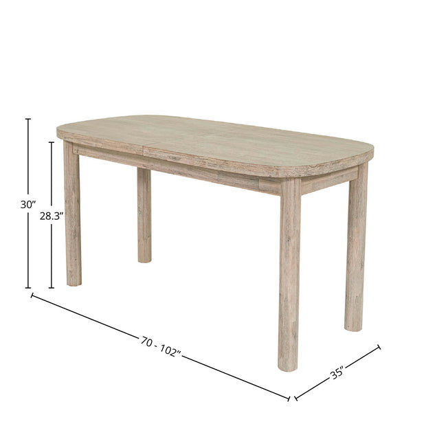 Oasis Extension Dining Table (70"/102")