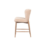 Uffizi Counter Stool - Champagne Chenille