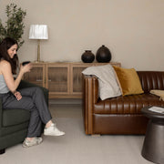 Channel Sofa - Camel Brown