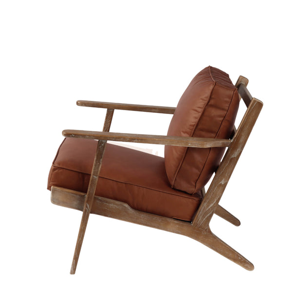 Junior Arm Chair - Saddle Brown