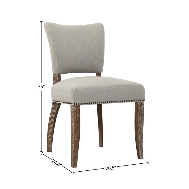 Luther Dining Chair - Oyster