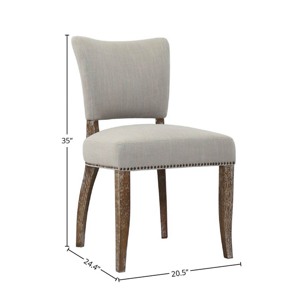 Luther Dining Chair - Oyster