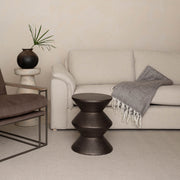 Concrete Inverted Side Table - Bronze