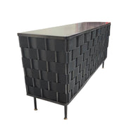 Bishop Sideboard - Black Leather