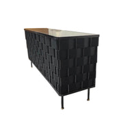 Bishop Sideboard - Black Leather