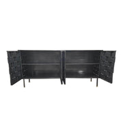 Bishop Sideboard - Black Leather