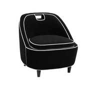 Ebony Club Chair - Black